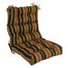 Multi-section Tufted Outdoor Seat/Back Chair Cushion (Multiple Sizes)