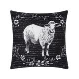 Rustic Farm Pig Indoor/Outdoor 18x18 Throw Accent Decorative Accent Throw Pillow