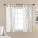 Lush Decor Sophia Ruffle Window Curtain Panel Pair