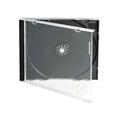 100 Single CD Jewel Cases 10.4mm with Black Tray