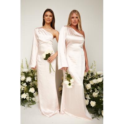Rosie Maxi Bridesmaid Dress - Matte Blush
