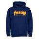 Flame Logo Hoody - Navy