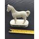 Rare Vintage Ceramic White Horse Scotch Whiskey Advertising Bar Figure