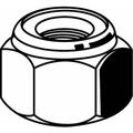 ZORO SELECT U12300.150.0001 Nylon Insert Lock Nut, 1-1/2"-6, Steel, Grade 2,