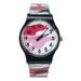 Camouflage Children Watch Quartz Wristwatch For Girls Boy Red