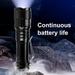 Hesroicy Outdoor Flashlight Pen Clip Type Adjustable Focus IPX6 Waterproof 3 Modes Mini Long Battery Life Lightweight Strong Light Portable LED Torch Light for Outdoor