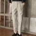 Casual Pants! MIARHB Men s Slim Corduroy Trousers Business Golf Khaki XXL