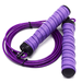 High Speed Jump Rope Tangle-Free Ball Bearing Cable Ropes Anti-Slip Handles for Workout Exercise