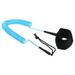 Uxcell 10.8ft x 7.2mm Surfboard Leash Coiled Leashes with Plug Wrist String Rope for Paddle Board Blue