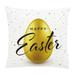 Moocorvic Easter Pillow Easter Decor Easter Pillow Covers Rabbit Easter Bunny Egg Decorative Throw Pillow Sofa Cushion Cover Home Decor Pillow for Outdoor Easter Gifts Easter Toys