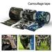 Hesroicy 1 Roll Camouflage Tape Anti-scratches Self-Adhesive Widely Applied Military Camo Stretch Bandage Tape for Outdoor
