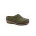 Wide Width Women's Amber 3.0 Mule by SoftWalk in Dark Olive (Size 12 W)