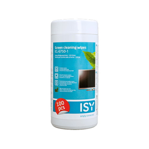 ISY ICL-6750-1 Reinigungstücher Weiß