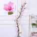 Gift Photo Props Shopwindow Ornament Wedding Arch Home Decoration Faux Yulan Orchid Magnolia Floral Rattan Artificial Flower Vine ROSE RED