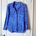 Madewell Tops | Bundle 2/$10 Madewell Plaid Blue Button Up | Color: Blue/White | Size: M