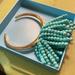 Anthropologie Jewelry | Anthropologie Turquoise Beaded Bracelet | Color: Blue/Silver | Size: Os