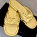 Coach Shoes | Coach Brooklyn Leather Sandal | Color: Yellow | Size: 9