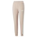 Sporthose PUMA "Around the Block Hose Damen" Gr. S, Normalgrößen, rosa (rose quartz white pink) Damen Hosen Trainingshosen