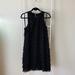 Anthropologie Dresses | Anthropologie Black Fringe Mini Shift Dress Size 6 | Color: Black | Size: 6