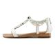 Sandale LASCANA Gr. 39, weiß Damen Schuhe Damenschuh Riemchensandale Sandale Sommerschuh Sportliche Sandalen