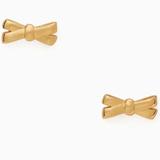 Kate Spade Jewelry | Kate Spade Double Bow Studs In Gold | Color: Gold | Size: 0.25" W ; Length: 0.63"