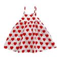 Toddler Outfits Dress with Sleeves for Girls Children Kids Toddler Baby Girls Sleeveless Floral Cartoon Print Princess Girls Size 6 Dress Baby Girl Party Christmas Ball Gown Princess Dresses