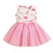 Smocked Dresses for Baby Girls Fall Tulle Sleeve Dress Dinosaur Tulle Baby Kids Princess Toddler Dresses Patchwork Sleeveless Girls Bow Girls Baby Girl Christmas Overall Dress Women Cardigans Fall