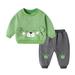 Qufokar Infant Baby Cow Print Pants Outfit Little Girl Outfits 5T Children Kids Toddler Baby Boys Girls Long Sleeve Cute Cartoon Animals Sweatshirt Pullover Tops Cotton Trousers Pants Outfit Set 2Pcs