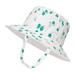 Tisoloow Baby Sun Hat UPF 50+ Sun Protection Cute Baby hats Wide Brim Summer Beach hat Toddler Sun Hats for Boys Girls Flower 0-6 Months
