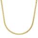 s.Oliver Halskette Edelstahl Herren Halsschmuck, 55+5 cm, Gold, Kommt in Schmuck Geschenk Box, 2033931