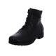 THINK! Damen Denk chromfrei gegerbte Lammfell Stiefelette, 0010 SCHWARZ, 41.5 EU