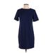 Old Navy Casual Dress - Shift: Blue Jacquard Dresses - Women's Size X-Small