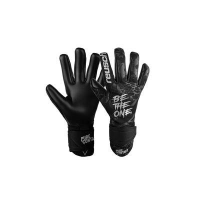 Torwarthandschuhe REUSCH "Pure Contact Infinity", Damen, Gr. 9, schwarz, 84% Elastodien, 10% Polyester, 6% Polyamid, mehrfarbig, sportlich, Handschuhe, mit sehr gutem Grip Image