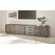 Lowboard INOSIGN "LARGO" Sideboards Gr. B/H/T: 240 cm x 50 cm x 45 cm, 3, braun (thermo oak dekor) Lowboards