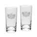 Lesley Lynx Team Design Two-Piece 10oz. Highball Glass Set