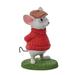 enesco Bernard Mini Figurine Resin in Green/Red/White | 3.5 H x 3 W x 2.2 D in | Wayfair 6011635