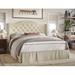 Home Design Inc. Eleanor Twin Tufted Platform Bed Upholstered/Polyester in Brown | 46.9 H x 79.6 W x 83.1 D in | Wayfair 80126-721