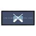 Stupell Industries Life Better At Lake Crossed Oars Giclee Art By Lil' Rue Wood in Blue/Brown/White | 10 H x 24 W x 1.5 D in | Wayfair