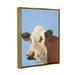 Stupell Industries Blue Farm Cow Portrait Giclee Art By Regina Moore Wood in Blue/Brown | 21 H x 17 W x 1.7 D in | Wayfair ar-349_ffg_16x20
