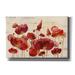 Red Barrel Studio® 'Red Flowers On Marble' By Silvia Vassileva, Canvas Wall Art, 18"X12" Canvas, Wood | 12 H x 18 W x 0.75 D in | Wayfair