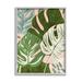 Stupell Industries Layered Monstera Plant Leaves Giclee Art By Ziwei Li Wood in Brown/Green/Pink | 20 H x 16 W x 1.5 D in | Wayfair