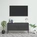 Latitude Run® TV Stand TV Unit Sideboard Home TV Console Media Unit Cupboard Steel Metal in Gray | 19.7 H x 41.3 W x 13.8 D in | Wayfair
