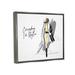 Stupell Industries Every Day I'm Stylin' Fashion Giclee Art By Alison Petrie Wood in Black/Brown/Gray | 17 H x 21 W x 1.7 D in | Wayfair