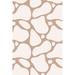Brown 39 x 24 x 0.31 in Area Rug - East Urban Home Abstract Machine Woven Polyester Area Rug in Beige/Polyester | 39 H x 24 W x 0.31 D in | Wayfair
