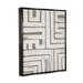 Stupell Industries Geometric Lines Pattern Arrangement Giclee Art By June Erica Vess Canvas in Gray | 31 H x 25 W in | Wayfair ar-220_ffb_24x30