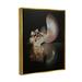 Stupell Industries Dark Sea Shells Still Life Giclee Art By Cecile Baird Canvas in Black/Pink/White | 21 H x 17 W x 1.7 D in | Wayfair