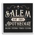 Stupell Industries Salem Apothecary Vintage Witch at-113 Wood in Black/Brown/White | 17 H x 17 W x 1.5 D in | Wayfair at-113_wfr_17x17