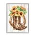 Stupell Industries Southern Sunflower Bouquet Boots Giclee Art By Kim Allen Canvas in Brown/Yellow | 30 H x 24 W x 1.5 D in | Wayfair