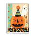 Stupell Industries Vintage Halloween Candy Pattern at-134 Wood in Black/Brown/Green | 30 H x 24 W x 1.5 D in | Wayfair at-134_wfr_24x30