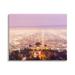 Stupell Industries Dome Landmark Overlooking Cityscape Canvas Wall Art By Jeff Poe Canvas/Metal in Brown/Pink | 30 H x 40 W x 1.5 D in | Wayfair